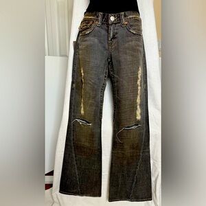 JOEY SUPER T LOW RISE FLARE JEAN